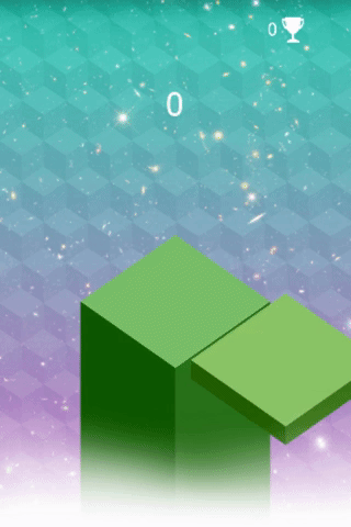 Me playing StackTower - trying hard
